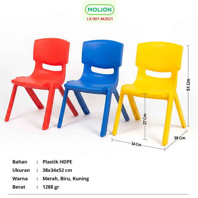 MOLION Kursi Anak Warna Warni 001-M2021
