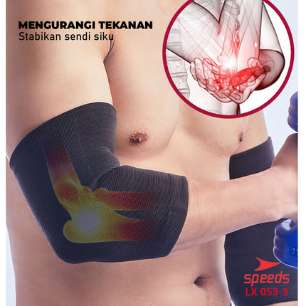 SPEEDS Pelindung Siku Untuk Perlengkapan Fitness Elbow Supporter 053-3