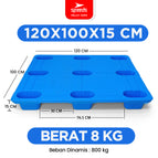 120x100x15cm 8kg
