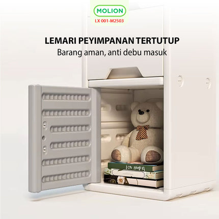 SPEEDS Lemari Plastik HDPE Ukuran M L 001-M2503