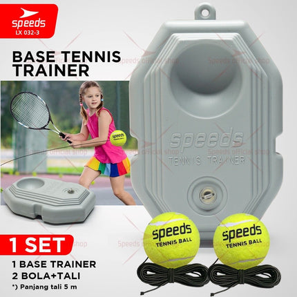 SPEEDS Bola Tenis Tennis Dengan Tali Elastis Bahan Karet Untuk Latihan Tennis Trainer Olahraga Tenis Bola 032-3