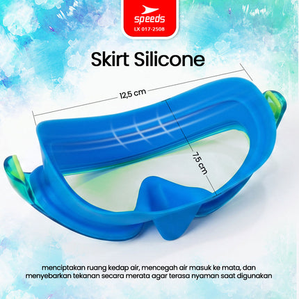 SPEEDS Swimming Goggles Kacamata Renang Anak + Earplug Anti Fog 017-2508
