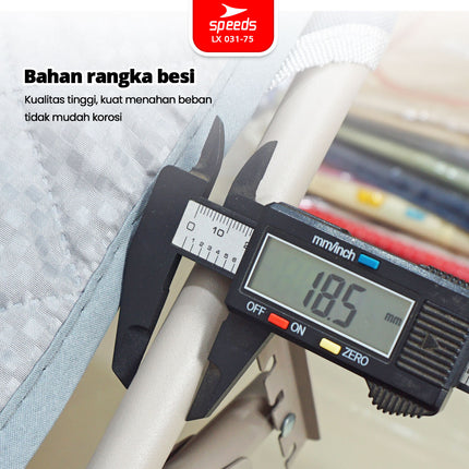 SPEEDS Kursi Lipat Folding Bed Velbed Kursi Malas Tempat Tidur Lipat Kursi Ranjang 031-75