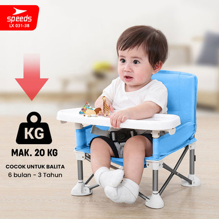 SPEEDS Kursi Makan Lipat Bayi Portabel 031-38