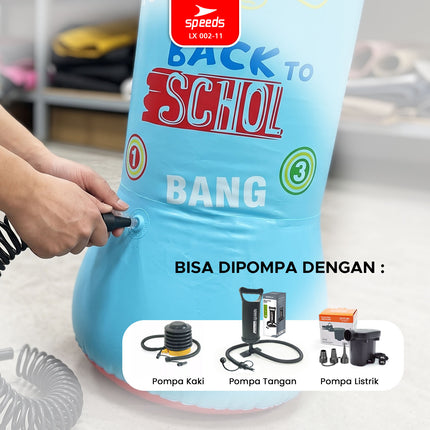 SPEEDS Boxing Punching Bag for Kids, Vertical Kids Punching Bag, Target Point Punching Bag for Boxing Training, Punch Bag Target 002-11