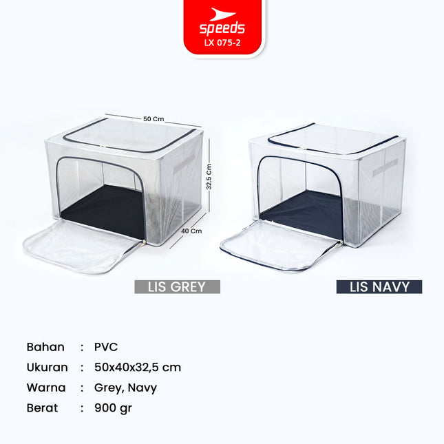 SPEEDS Kotak Penyimpanan Storage Box Organizer Jumbo 075-2
