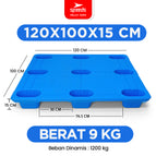 120x100x15cm 9KG