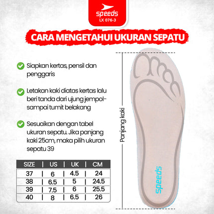SPEEDS Sepatu Olahraga Sneakers Wanita 076-3