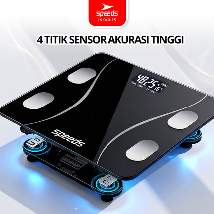 SPEEDS Timbangan Berat Badan Digital Max 180kg 040-15