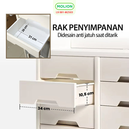 SPEEDS Lemari Plastik HDPE Ukuran M L 001-M2503