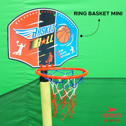SPEEDS Trampolin Anak Mainan Lompat Jump 60inch Trampoline Mainan Olahraga Anak Lompat 067-16