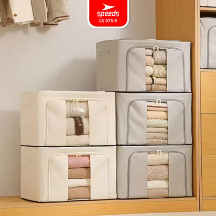 SPEEDS Storage Box Kotak Penyimpanan Multifungsi Container Oxford Tahan Air Lembab 075-5