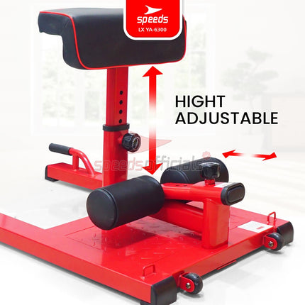SPEEDS Squat Machine 3-in-1 Fitness Equipment Multifunctional Sports Bench Sit Up Push Up Bar Practical Indoor Outdoor Gym LX 042-6300