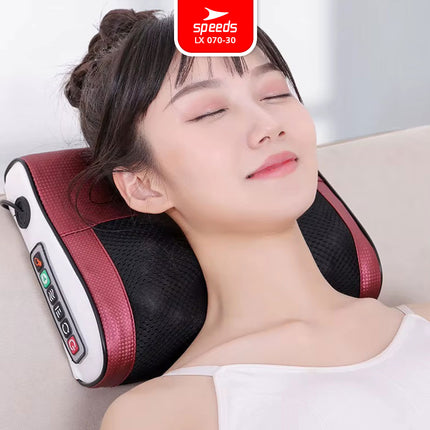 SPEEDS Bantal Pijat 20 Titik Kepala Portabel Multifungsi Alat Pijat Elektrik 070-30