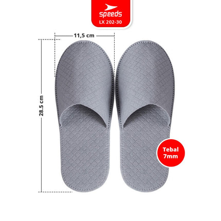 SPEEDS Sandal Hotel Slippers Seliper Spons Sendal Selip Kamar Rumah Selop Alas Kaki 202-30
