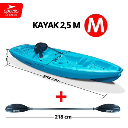 SPEEDS Perahu Kayak Sampan Perahu Dayung Conoe Boating Olahraga Paddle Kano Safety 020-25