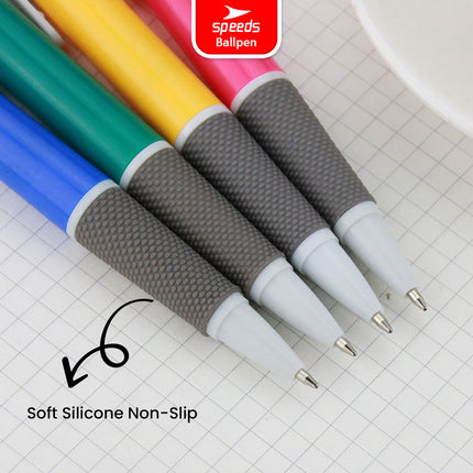 SPEEDS Pen Pulpen Tinta Pena Alat Tulis Menulis / Bolpoin Tulis BallPoint Bolpen Ballpen Kantor Sekolah Belajar