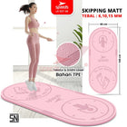 SPEEDS Skipping Mat 6-10-15mm Matras Lompat Tali Olahraga Fitness Jumping Mat Empuk Anti Slip 027-36