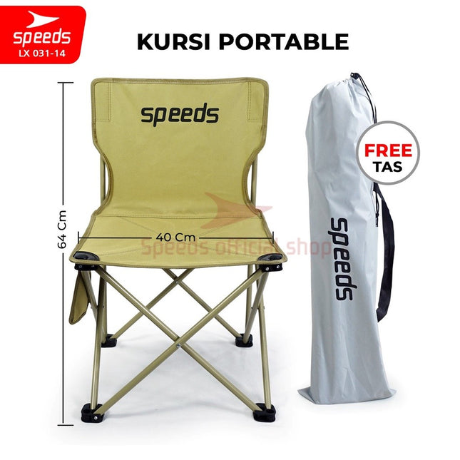 SPEEDS Kursi Lipat Camping Kursi Lipat Outdoor Kursi Gunung Kursi Sauna Bangku Portable 031-13