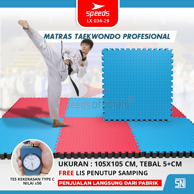 SPEEDS Matras Takewondo Tebal 5cm Matras Evamat Bela Diri Eva Puzzle Karate Mat 034-29