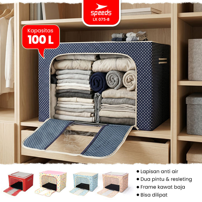 SPEEDS Kotak Penyimpanan Box Storange 66L 100L 075-8