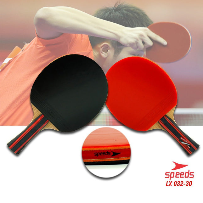 SPEEDS Bet Pingpong Tennis Meja Pingpong Ball Olahraga Keseimbangan Rubber Unggul 032-30