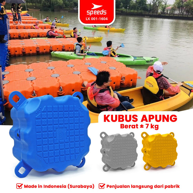 SPEEDS Floating Dock Floating Cube HPDE 50x50x40cm Anti-Slip Multifunctional Stackable Magic Float Wholesale Available 001-1601