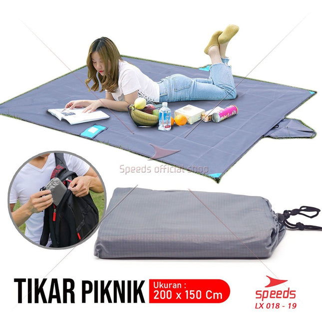 SPEEDS Tikar Piknik Portable 150x200cm 018-19