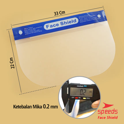 Face Shield Untuk Wajah / Face Shield Pelindung Muka Anti Virus APD