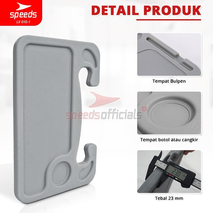 SPEEDS Meja Setir Mobil Ukuran Universal Tray Table Kerja Holder Portabel Car Table Serbaguna Wheel Tray 010-1