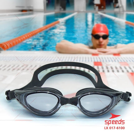SPEEDS Kacamata Renang Dewasa Anti UV Fog Mirrored LX017-6100