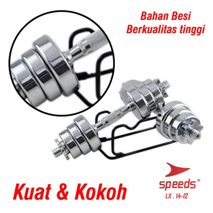 SPEEDS Tempat dumbell rak barble alat fitness yoga matrass gym olahraga 014-12