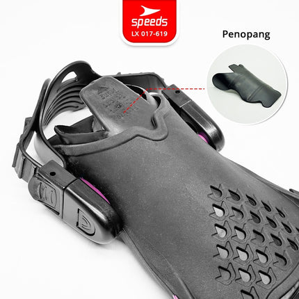 SPEEDS Kaki Katak Fin Renang Snorkeling Fins Diving Fin Kaki Katak Renang 017-619