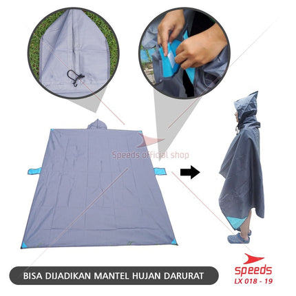 SPEEDS Tikar Piknik Portable Foldable Matras Tamasya Rekreasi Alas Camping Serbaguna Murah 018-19