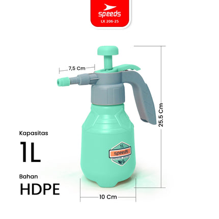 SPEEDS Bottle Pressure Sprayer Botol Semprotan Spray Manual 3L 2L 1L Tekanan Tinggi 206-25