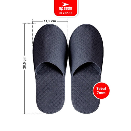 SPEEDS Sandal Hotel Slippers Seliper Spons Sendal Selip Kamar Rumah Selop Alas Kaki 202-30