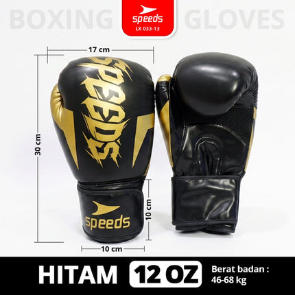 SPEEDS Boxing Gloves 10-12 OZ Sarung Tinju 033-13