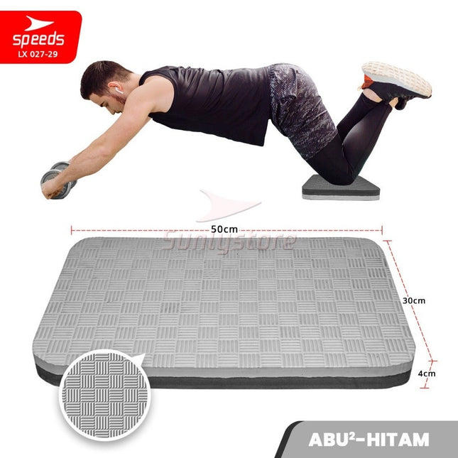 SPEEDS Matras Lutut 50x30x4cm Knee Pad EVA Alas Ab Wheel Evamat Bantalan Ab Roller Cushion Pad LX 027-29