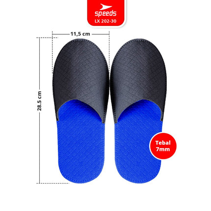 SPEEDS Sandal Hotel Slippers Seliper Spons Sendal Selip Kamar Rumah Selop Alas Kaki 202-30