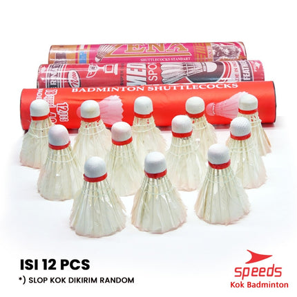 SPEEDS Raket Badminton Bulu Tangkis 1 Set isi 2pcs Racket Olahraga Pertandingan 032-301