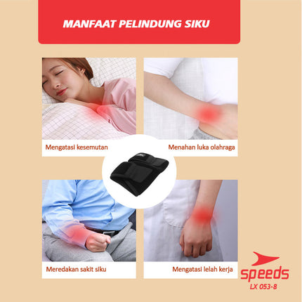 SPEEDS Pelindung Siku Untuk Perlengkapan Fitness Elbow Supporter 053-8