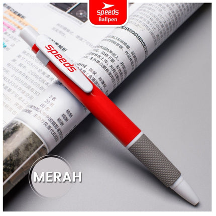 SPEEDS Pen Pulpen Tinta Pena Alat Tulis Menulis / Bolpoin Tulis BallPoint Bolpen Ballpen Kantor Sekolah Belajar