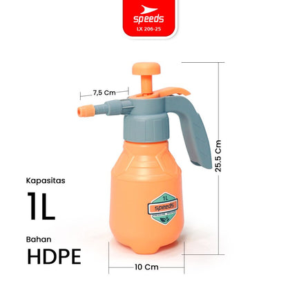 SPEEDS Bottle Pressure Sprayer Botol Semprotan Spray Manual 3L 2L 1L Tekanan Tinggi 206-25
