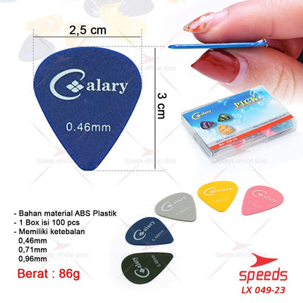 SPEEDS Guitar Picks Musical Instrument Celluloid Cheap Acoustic Guitar Picks 0.46, 0.71, 0.96 mm 049-23