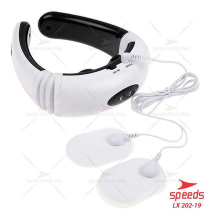 SPEEDS Alat Pijat Leher Neck Massager Alat Terapi Leher dan Tubuh Elektrik Infrared Magnetic 202-19