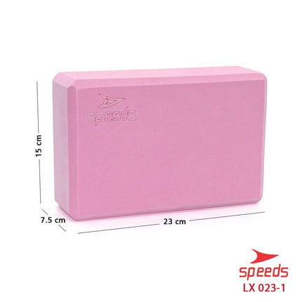 SPEEDS Yoga Blok Prick Pilates EVA Brick Foam Alat Fitnes Yoga Balok Yoga Alat Bantu 023-1