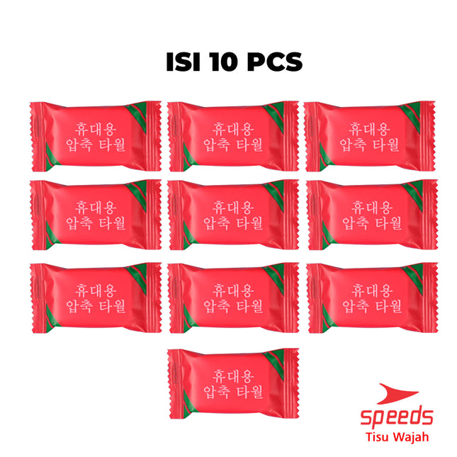 SPEEDS Portable Facial Tissue 24x30cm Compressed Magic Mini Facial Tissue Soft Cotton Material