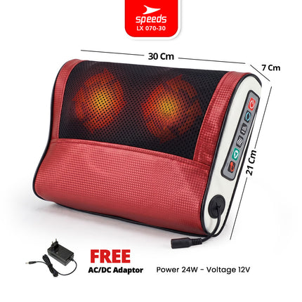 SPEEDS Bantal Pijat 20 Titik Kepala Portabel Multifungsi Alat Pijat Elektrik 070-30