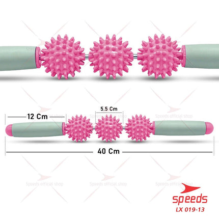 SPEEDS Massage Ball Alat Pijat Tongkat Pijat Roller Tongkat Duri Bola Duri Yoga dan Fitness 019-13