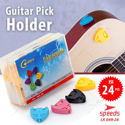 SPEEDS Musical Instrument Guitar Pick Holder Guitar/Bass Pick Holder Adhesive 049-26